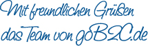 Mit freundlichen Grüßen das Team von gob2c.de